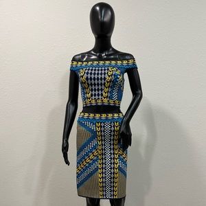 BCBG Tribal Print Skirt Set